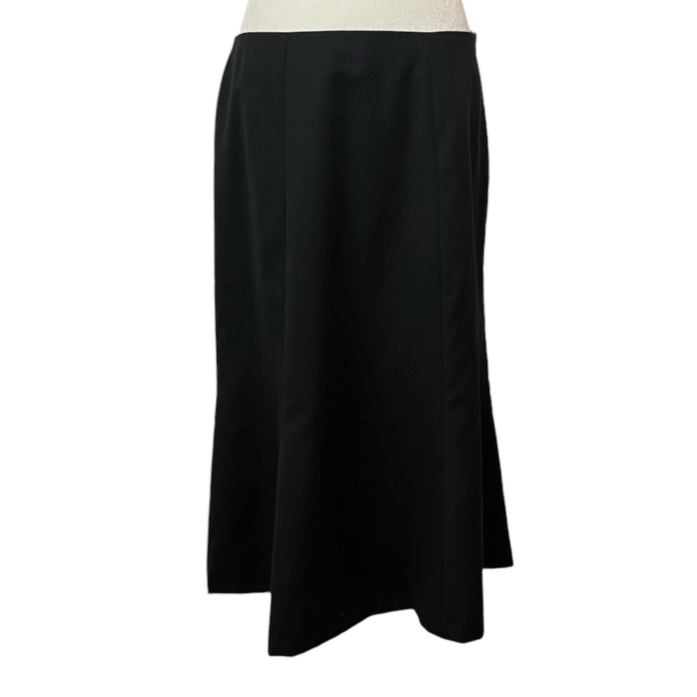 Brooks Brothers Black Wool Skirt